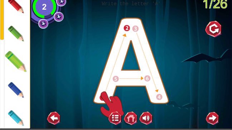 Zombie Alphabet Kids Tracing Book