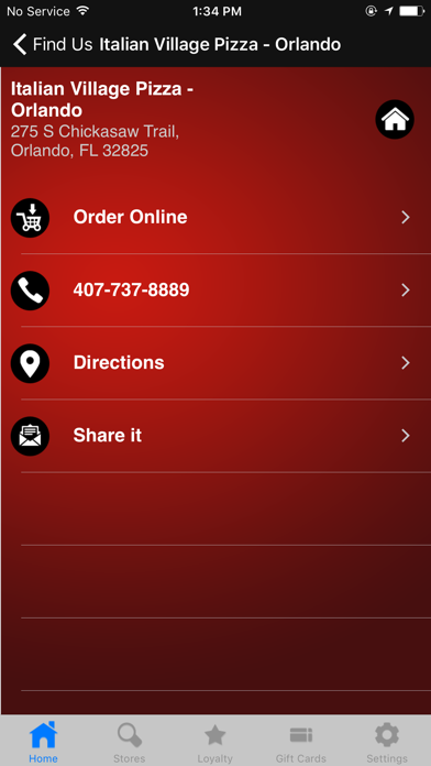 Italian Village Pizza iPhone screenshot 3 - Food & Drink app