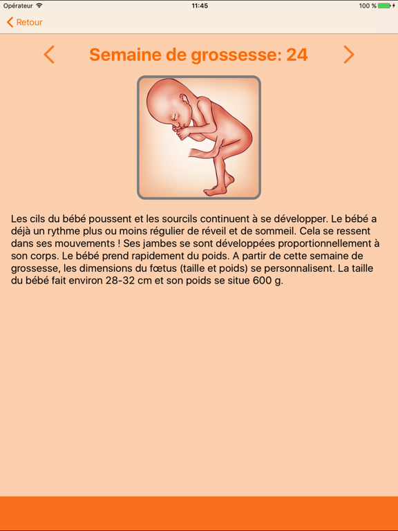 Screenshot #6 pour WomanLog Pregnancy Calendar