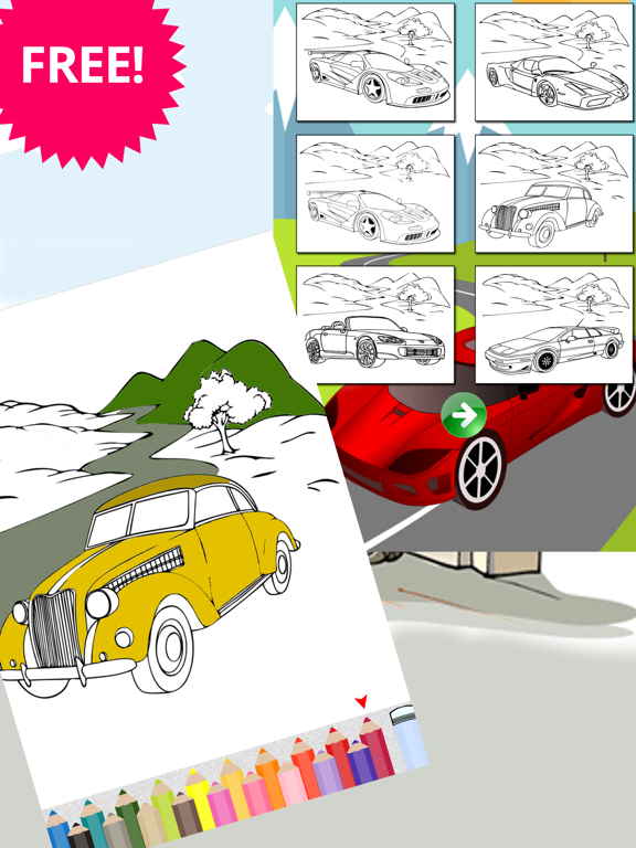 Screenshot #5 pour Coloriage Super Cars Pour les enfants