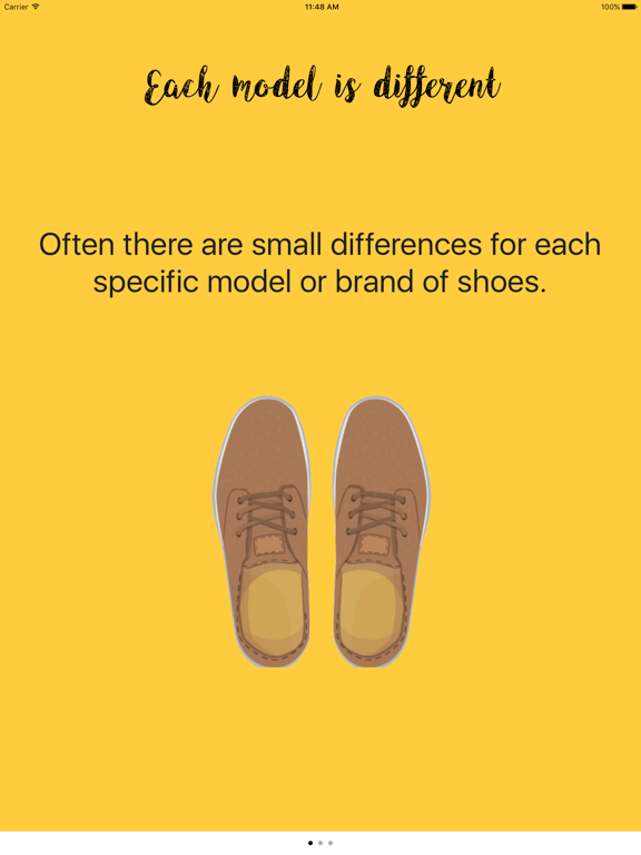 Screenshot #4 pour EasyShoes - Shoe Size Reminder
