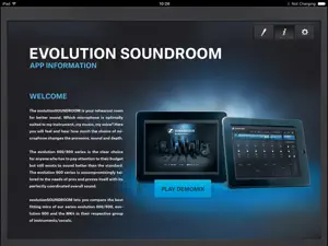 evolution SOUNDROOM screenshot #1 for iPad