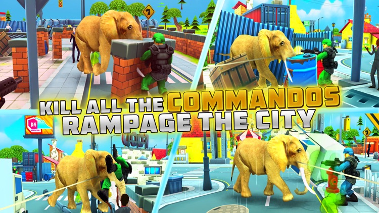Elephant Simulator 3D : A Commando Hunting Game