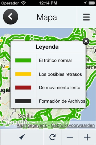 Road information Spain (ES) Real time Traffic Jamのおすすめ画像1