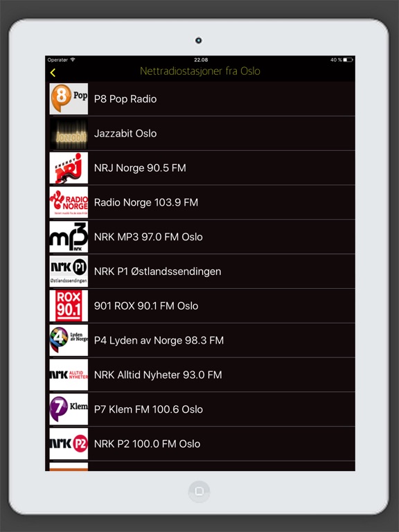 Screenshot #4 pour Radio Norge - Norske Internet Radio FM / Nettradio