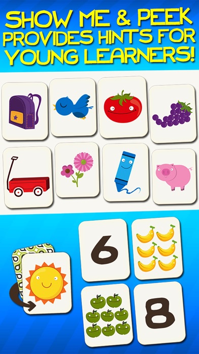 Number Games Match Game Free Games for Kids Math iPhone screenshot 3 - Education app