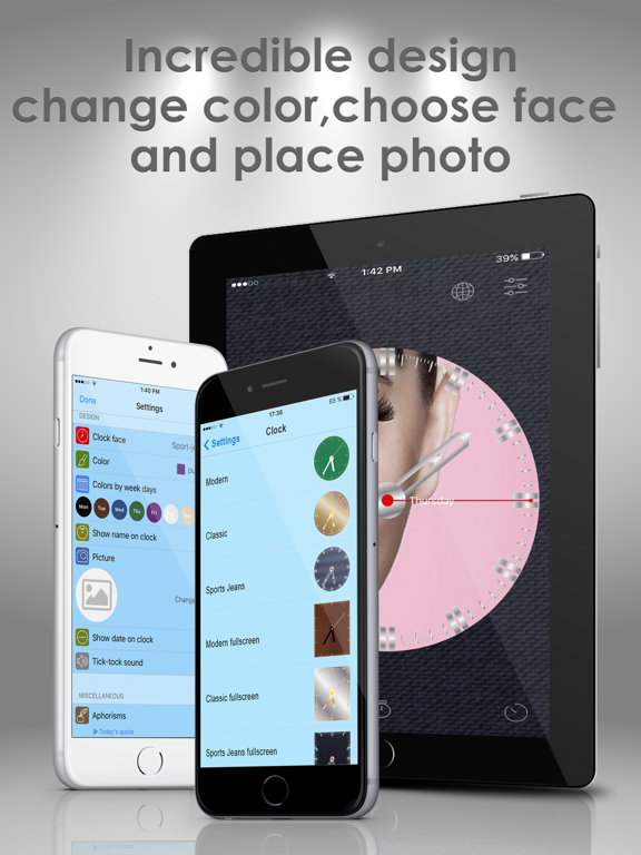 Screenshot #6 pour Go'clock: Analog Clock Widget