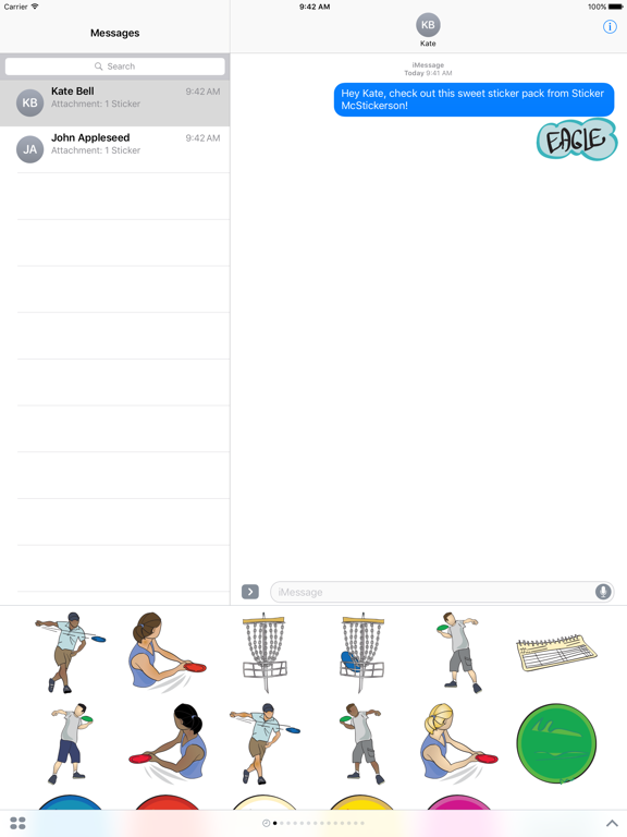 Screenshot #5 pour Frisbee Autocollants
