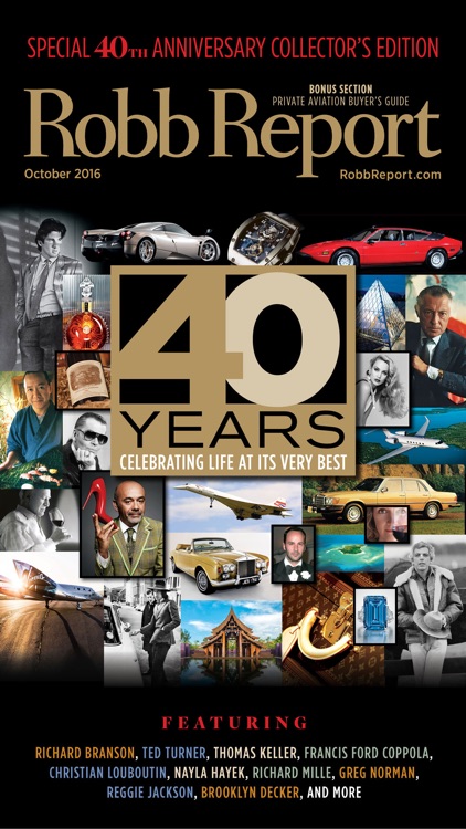Robb Report Magazine-Best Luxury Cars, Watches etc screenshot-3