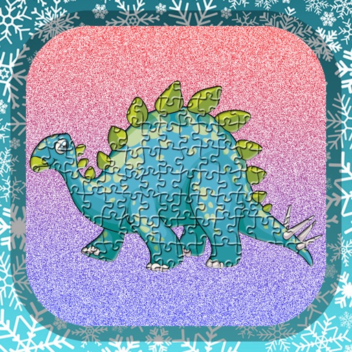 Dinosaur Jigsaw Puzzle Fun Game for Kids iOS App