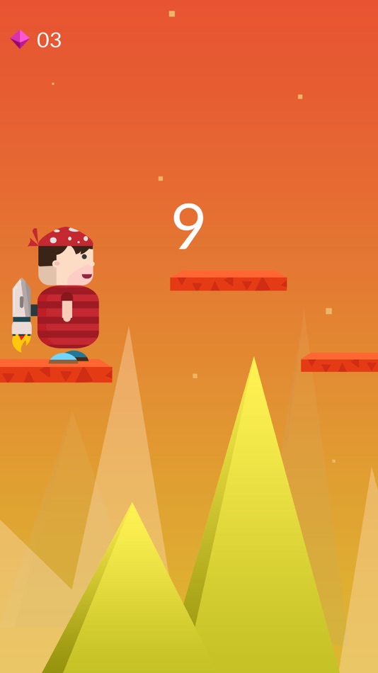 #1. JetFly - Space Quick Jump Hero (iOS) 由: The Mascoteers