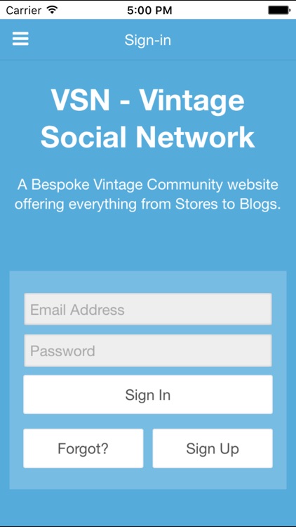 Vintage Social Network