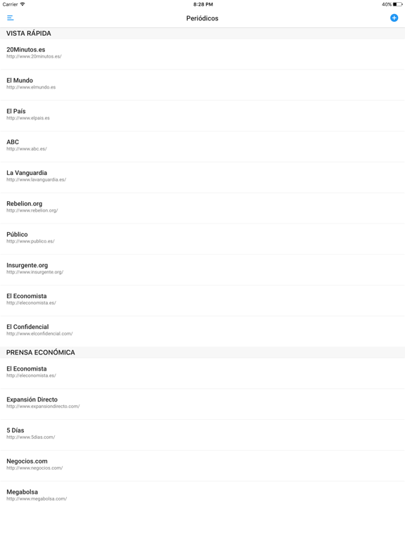 Screenshot #4 pour PERIÓDICOS y REVISTAS de ESPAÑA