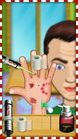 Game screenshot рождество знаменитость рука врач & makeover салон hack