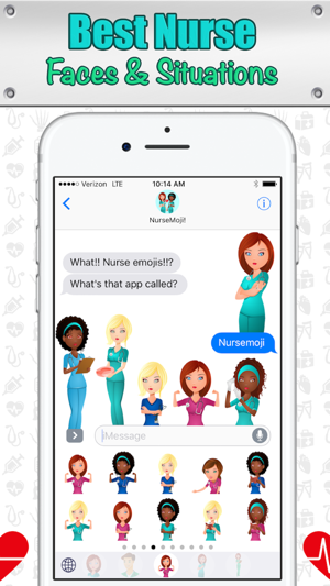 ‎NurseMoji - All Nurse Emojis and Stickers! Screenshot