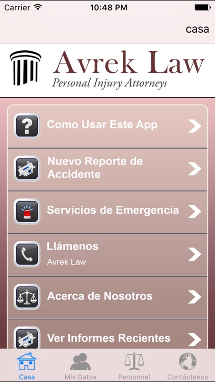 Avrek Law Personal Injury App
