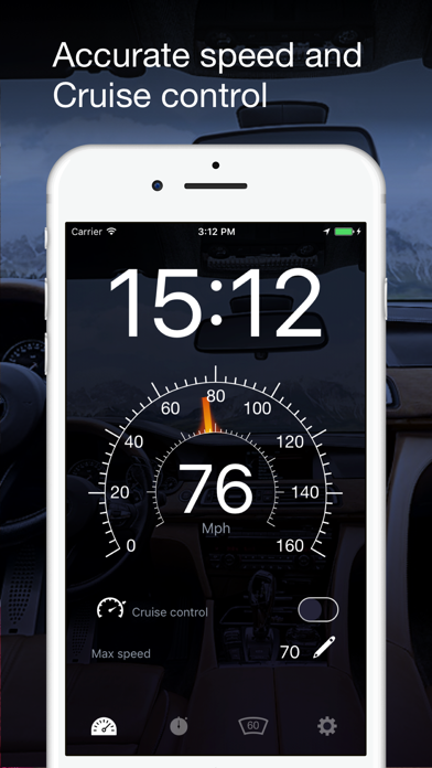 Speedometer GPS: HUD, Car Speed Tracker, Mph Meter Screenshot