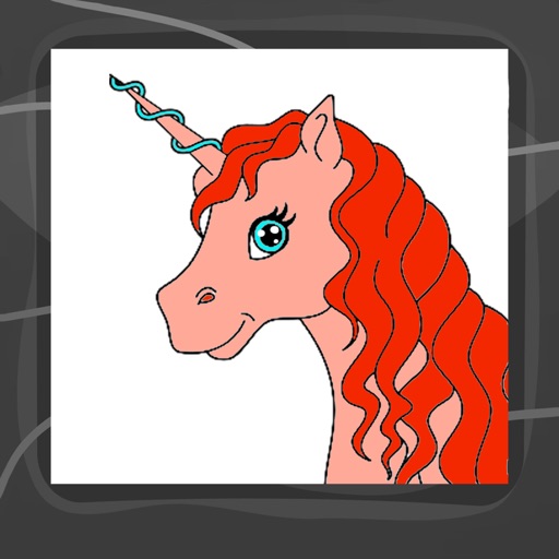 Unicorn Coloring Book Icon