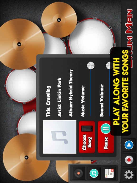 Screenshot #6 pour Drum Man - Play Drums, Tap Beats & Make Cool Music