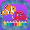 Best 36 Coloring Pages Games for Fish and Sea Life