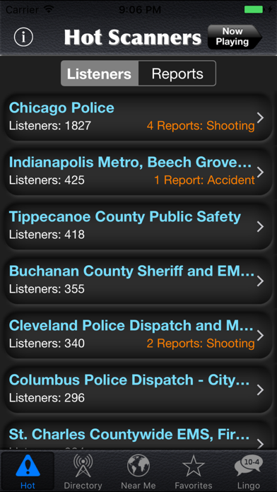 Police Scanner Radio Screenshot