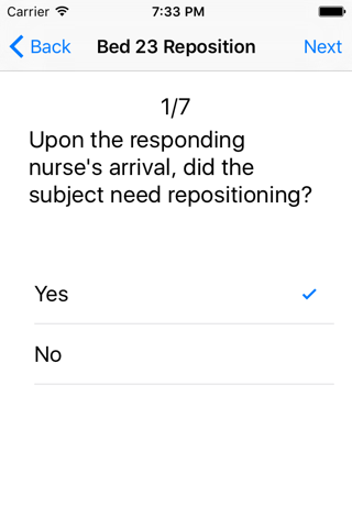 SensableCare Survey screenshot 2