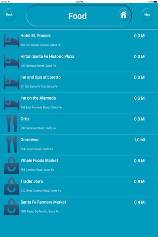 Santa Fe NM USA Offline City Maps Navigation screenshot 3