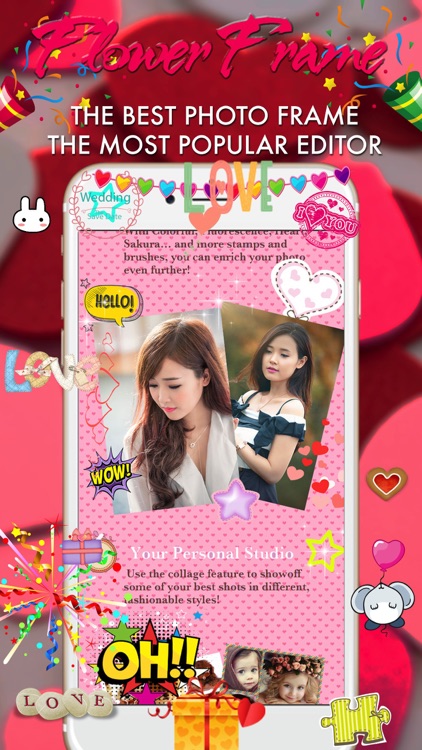 Women Day Photo Frame -Wonder Photo,Camera sticker screenshot-3