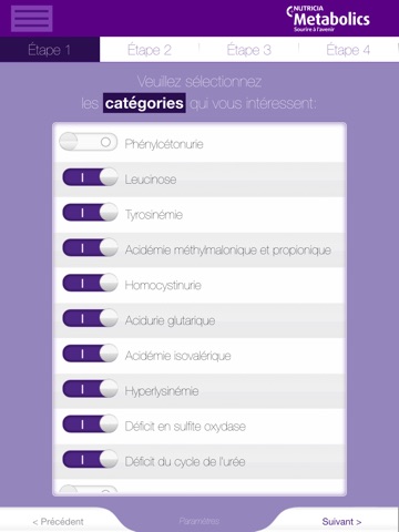 Nutricia Metabolics France screenshot 2