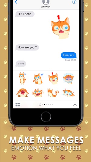 Cute Cat สติกเกอร์ สำหรับ iMessage(圖2)-速報App