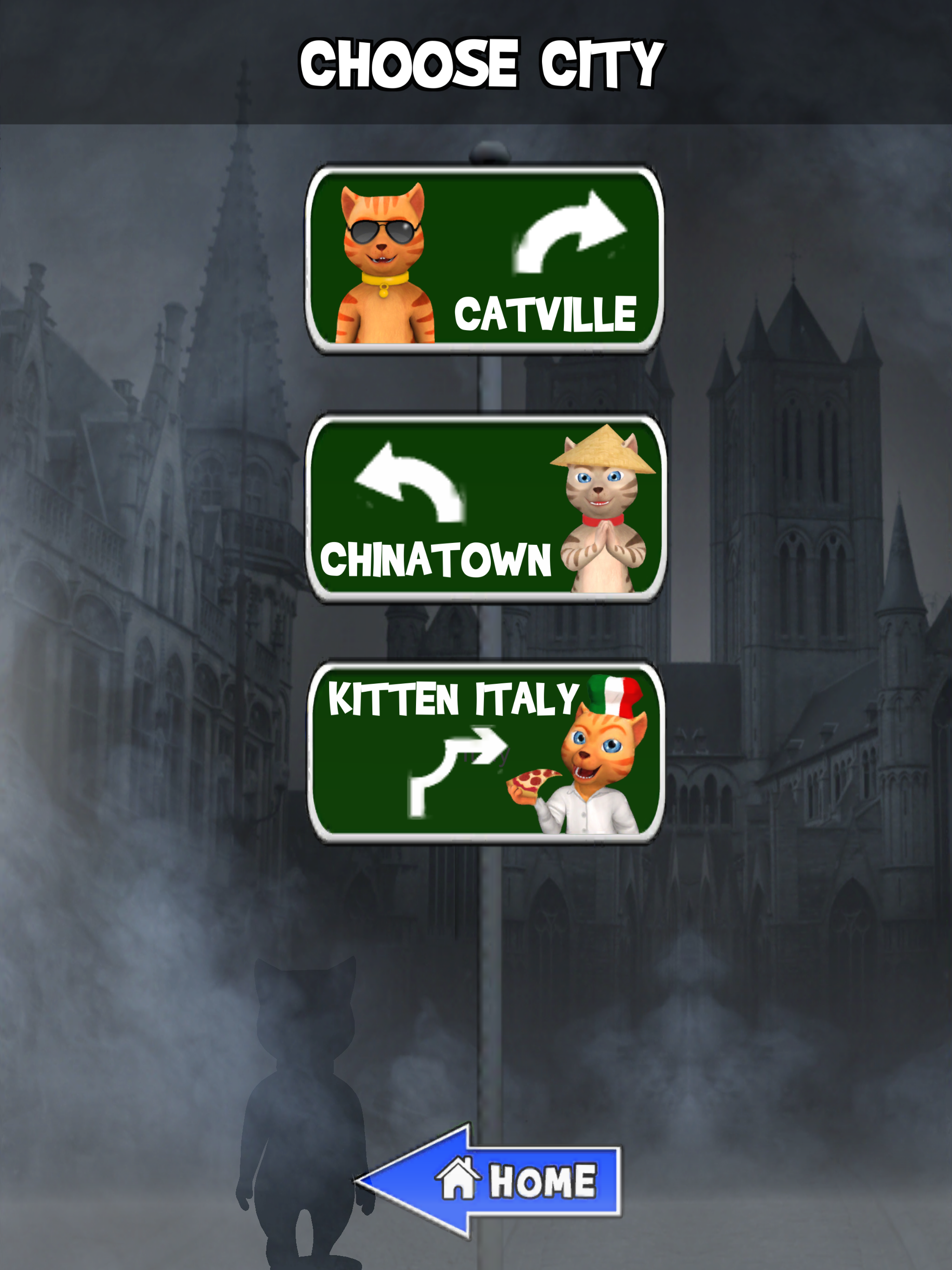 Halloween Cat Monster Run