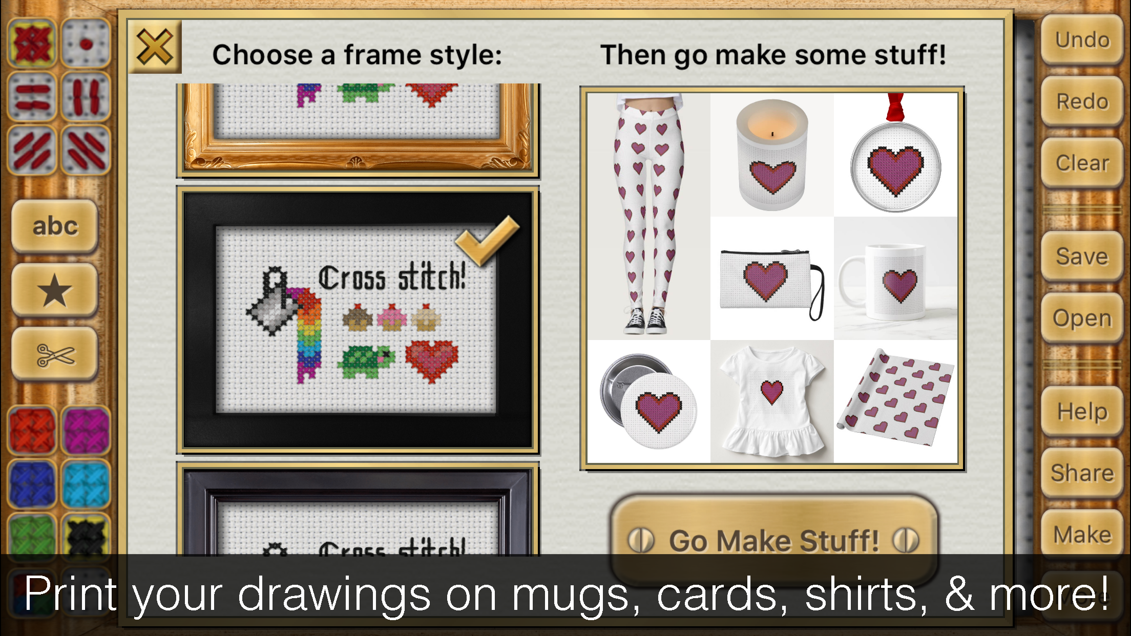 Cross Stitch Maker: Draw Realistic Embroidery! screenshot 3