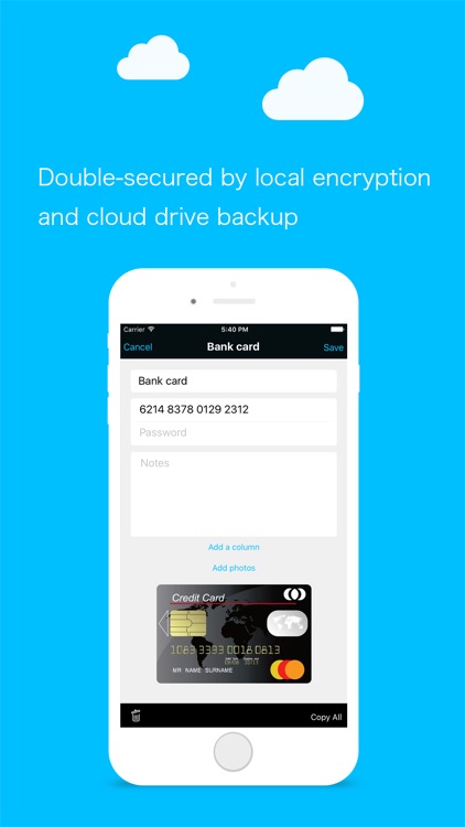 PassSafe - save&store account password manager