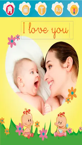 Game screenshot Baby photo frames – Photo editor for kids apk