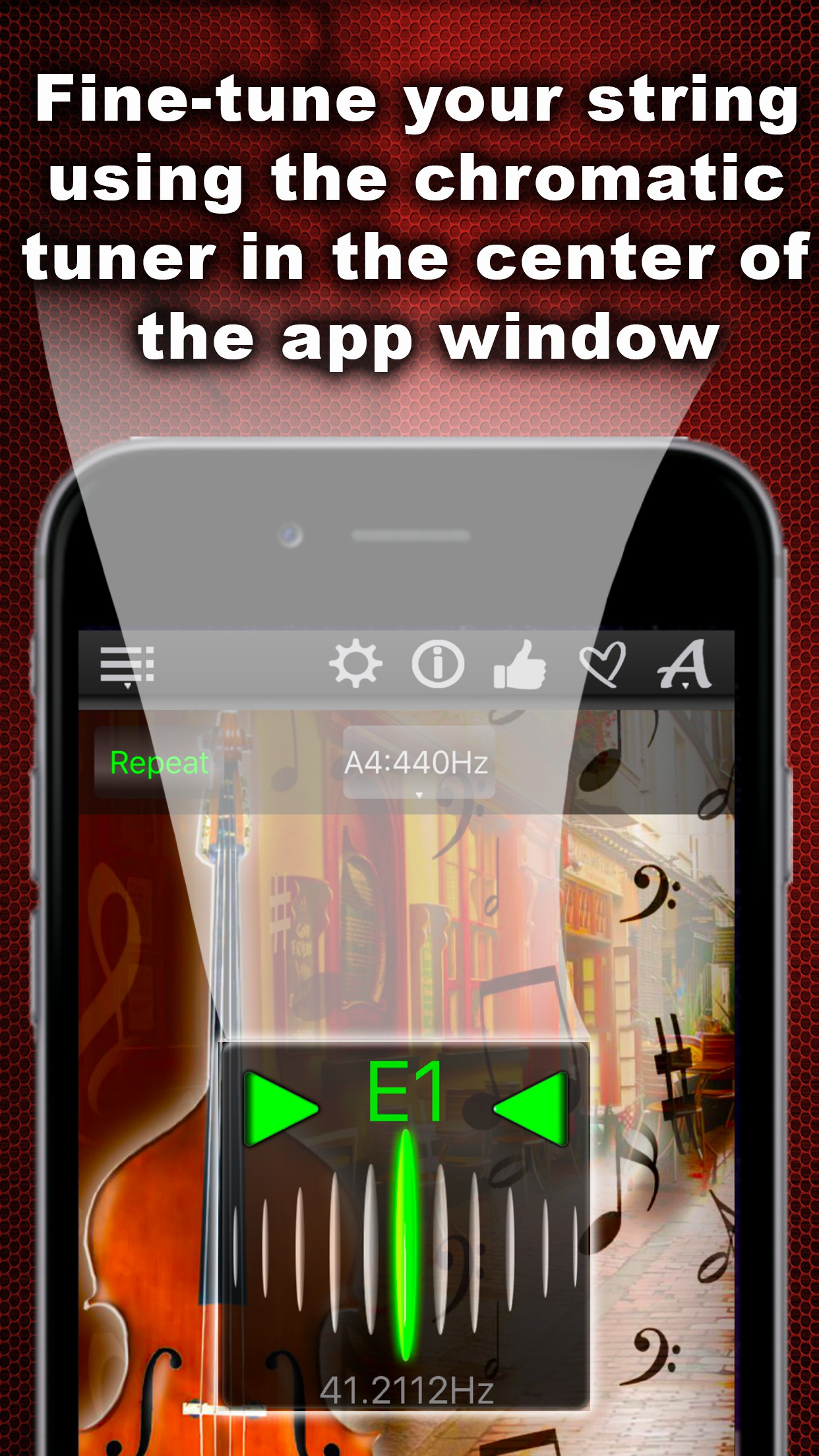 Easy Double Bass Tuner
