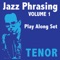 Jazz Phrasing for Saxophone features ten melodic songs which are easy to play, yet convey the essence of mainstream (Swing/Bebop/Bossa) jazz vocabulary