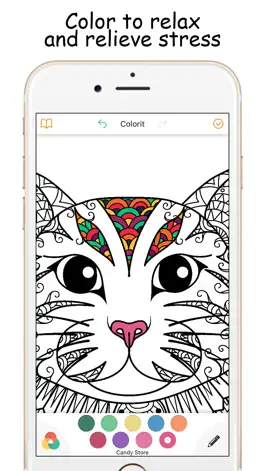 Game screenshot Colorpify - Coloring Book Therapy for Adults mod apk