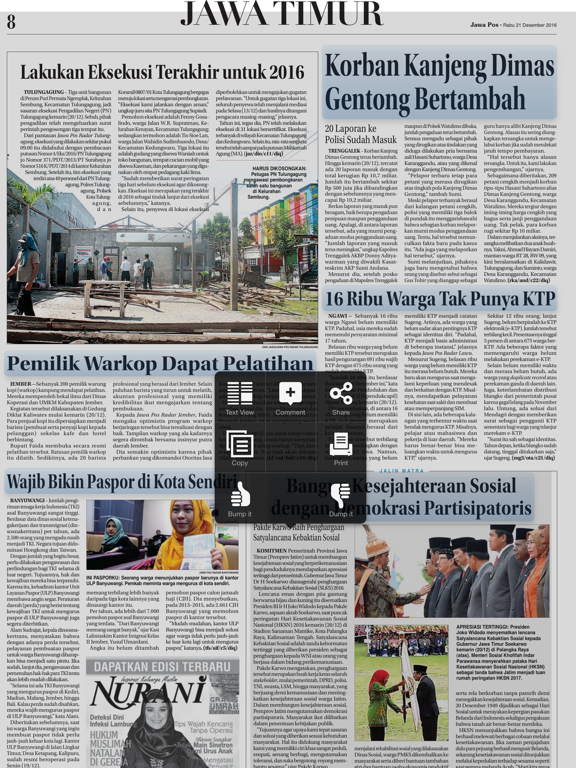 Screenshot #5 pour Jawa Pos E-Paper