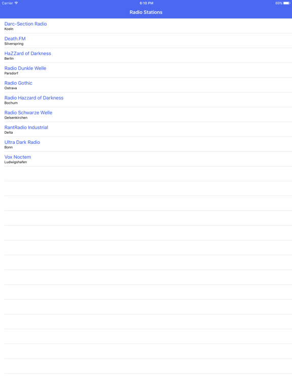 Screenshot #4 pour Radio Channel Gothic FM Online Streaming
