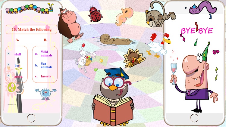 english game for kid match the type of animals