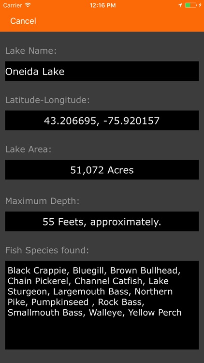 New York – Fishing Lakes
