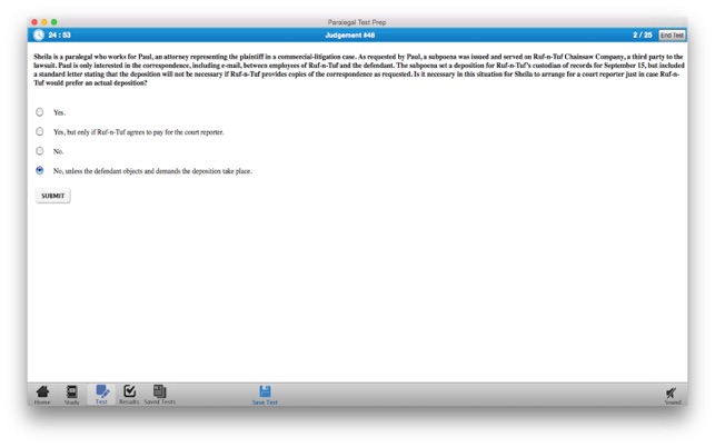 Paralegal Test Prep(圖2)-速報App