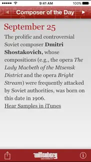 composer of the day iphone screenshot 1