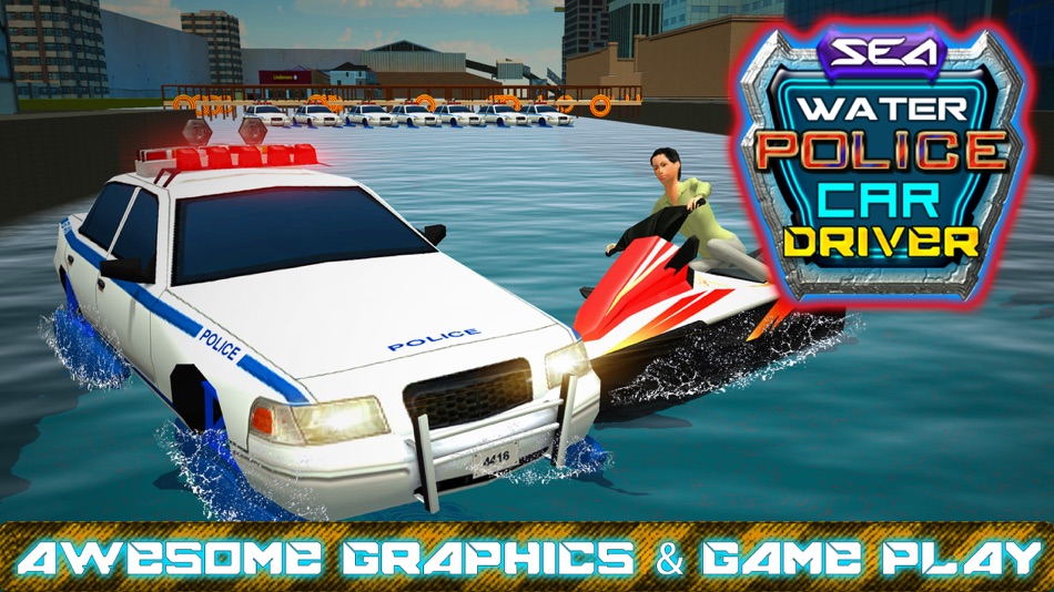 Sea Water Police Car Driver & Crime Chase Sim - 1.0 - (iOS)