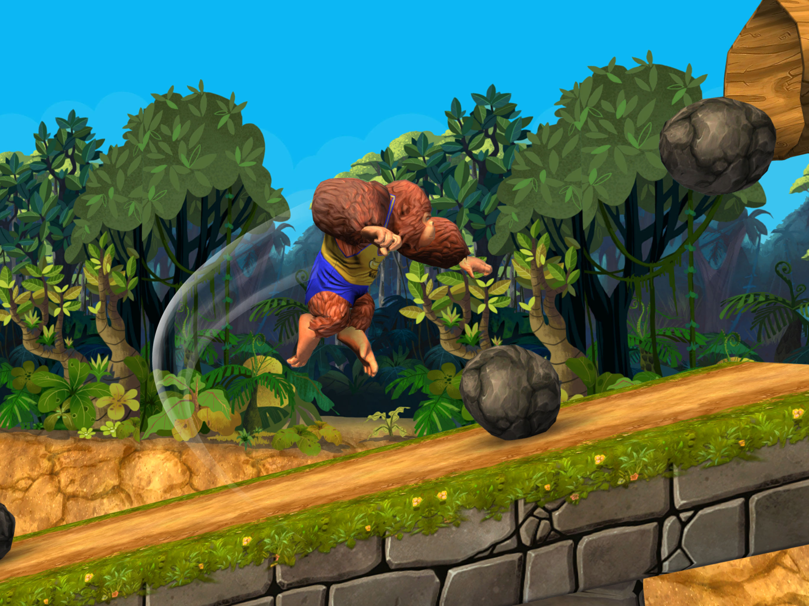Monkey Stunt Run screenshot 5