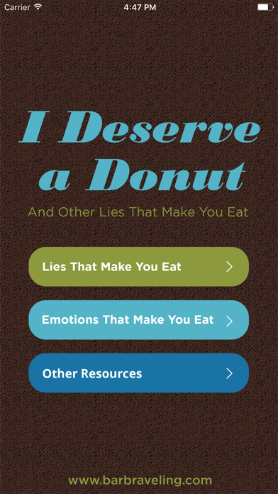 I Deserve a Donut Screenshot 1 - AppWisp.com I Deserve a Donut Screenshot 1 - AppWisp.com