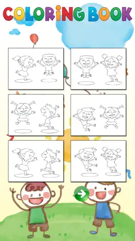 Game screenshot Маленькие мальчики и девочки раскраски для детей apk