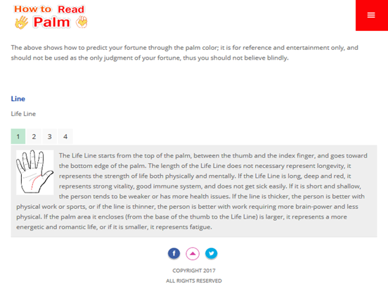 Screenshot #6 pour How to Read Palms