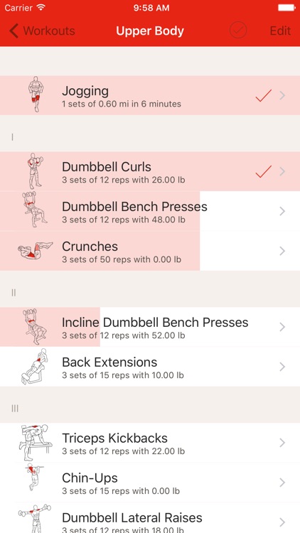GymBook - Strength training