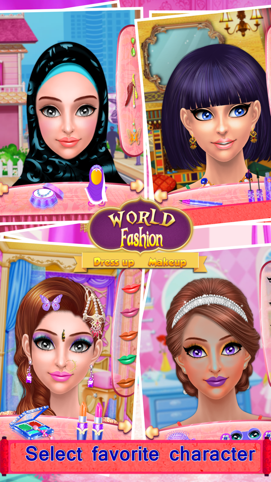 World Fashion Dressup & Makeup - 1.0 - (iOS)
